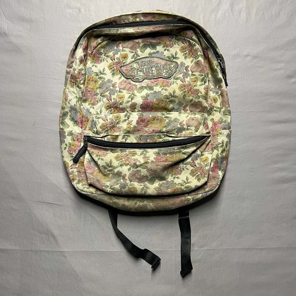 Vans Floral Realm Backpack Off The Wall Tapestry Rose Bookbag Skate Bag